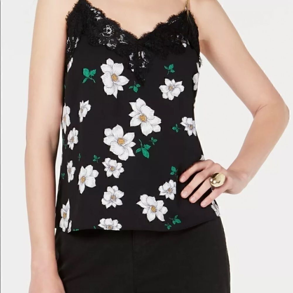 bar III floral tank NWT M